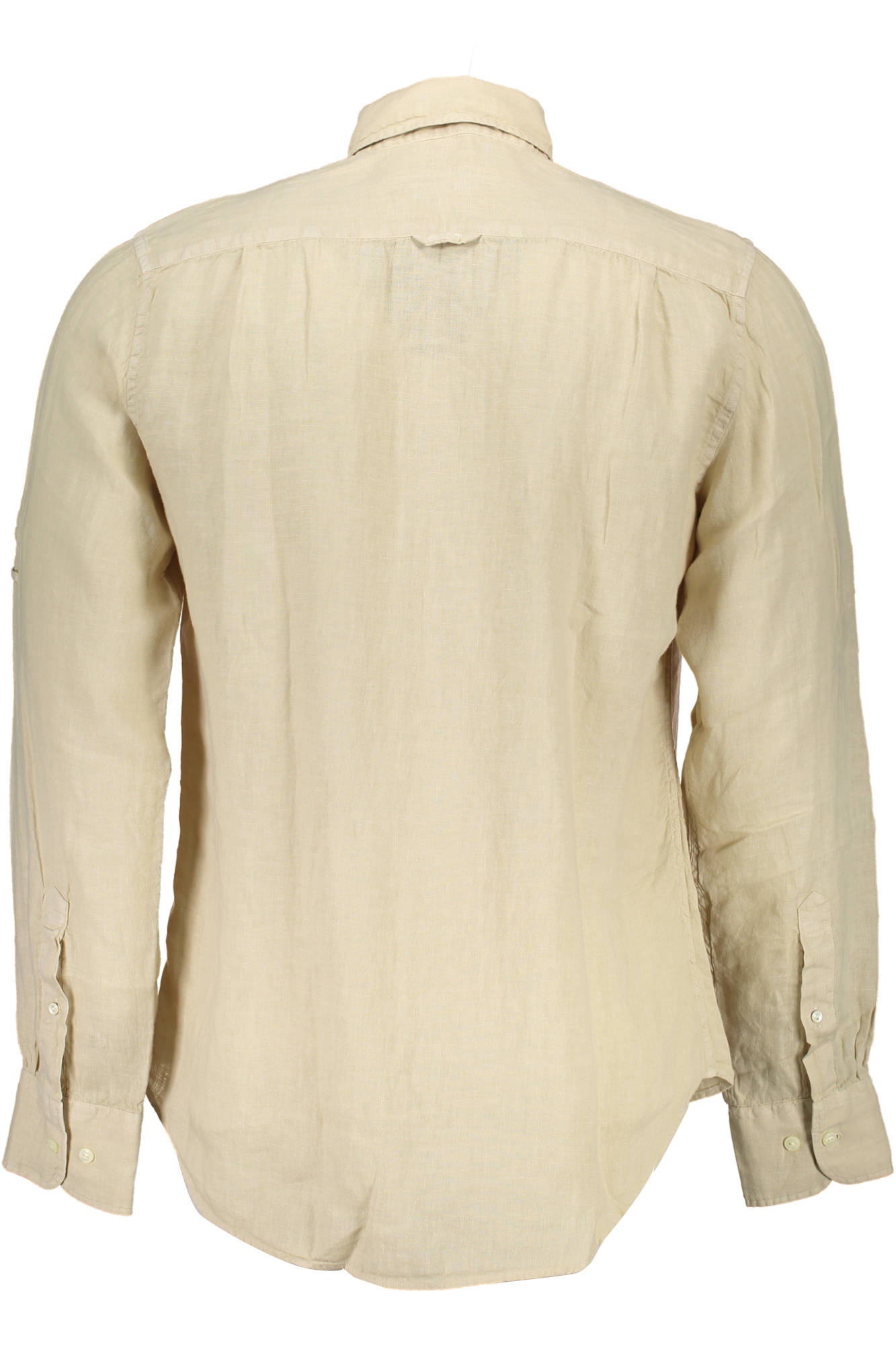 Gant Camicia Maniche Lunghe Uomo Beige - mem39