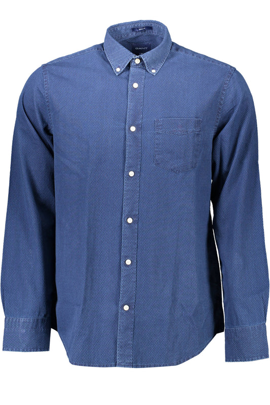 Gant Camicia Maniche Lunghe Uomo Blu - mem39