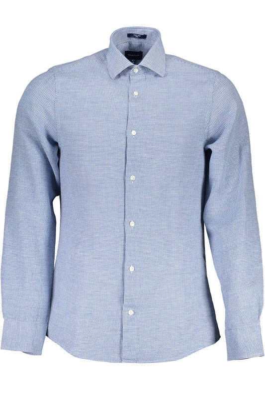 Gant Camicia Maniche Lunghe Uomo Blu"" - mem39