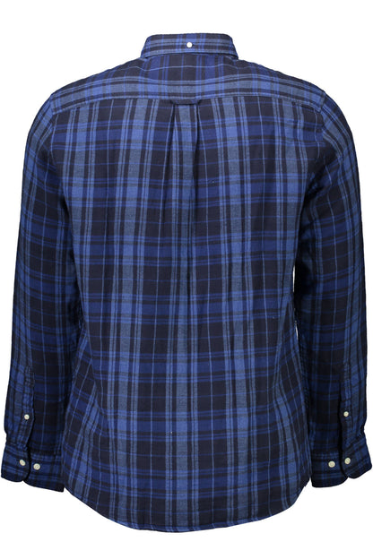 Gant Camicia Maniche Lunghe Uomo Blu - mem39