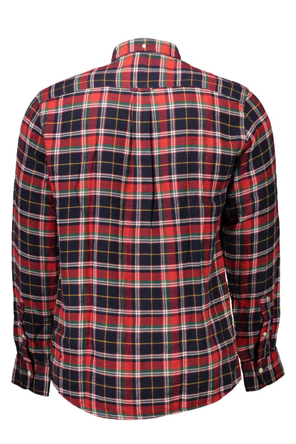 Gant Camicia Maniche Lunghe Uomo Rosso - mem39