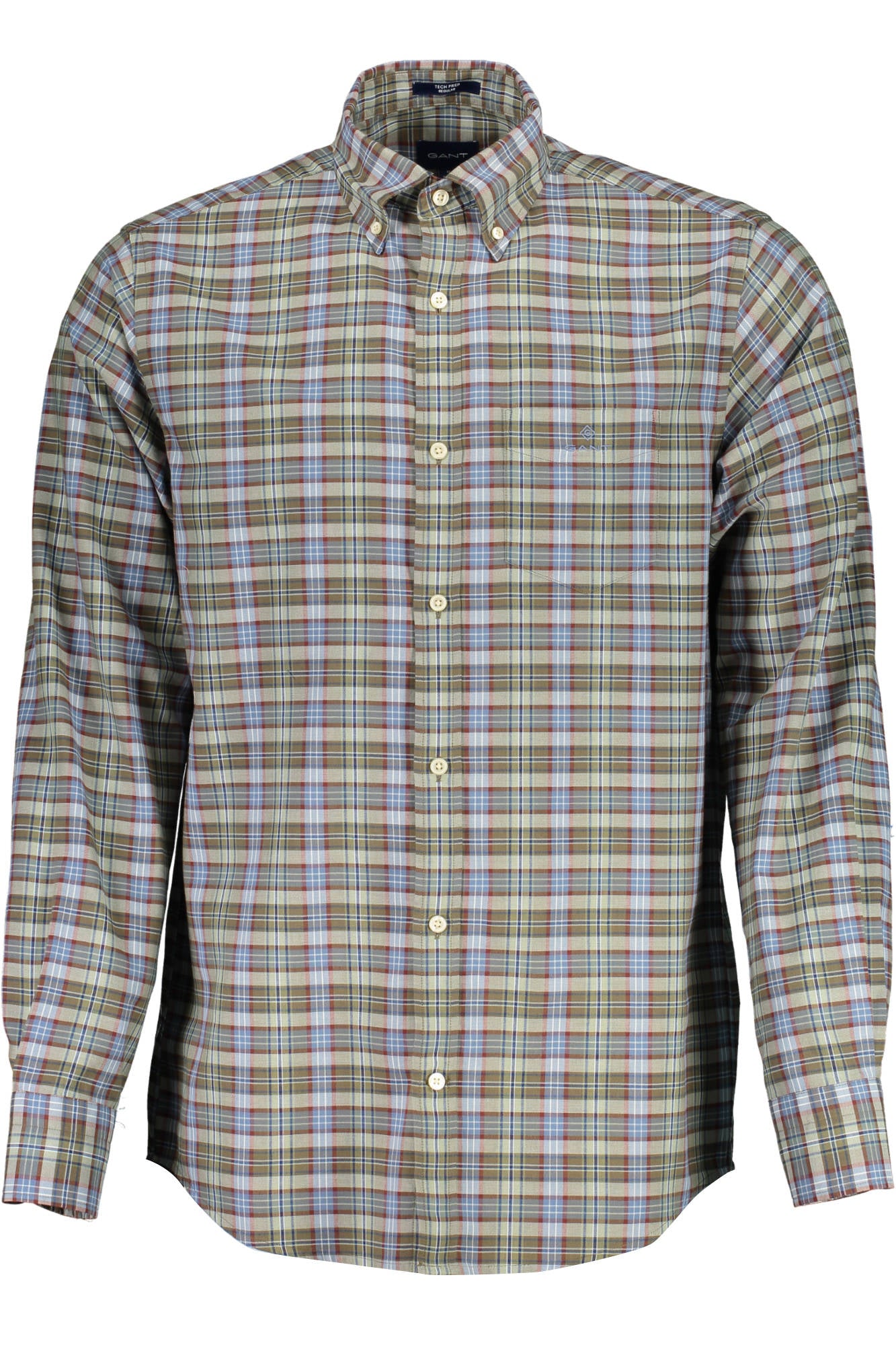 Gant Camicia Maniche Lunghe Uomo Verde"" - mem39