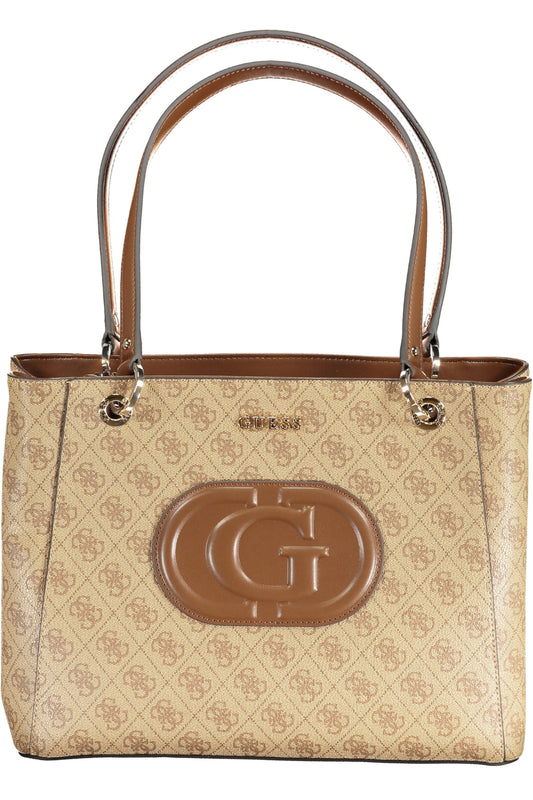 Guess Jeans Damen Tasche Beige