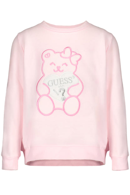 Guess Jeans Felpa Senza Zip Bambina Rosa"" - mem39