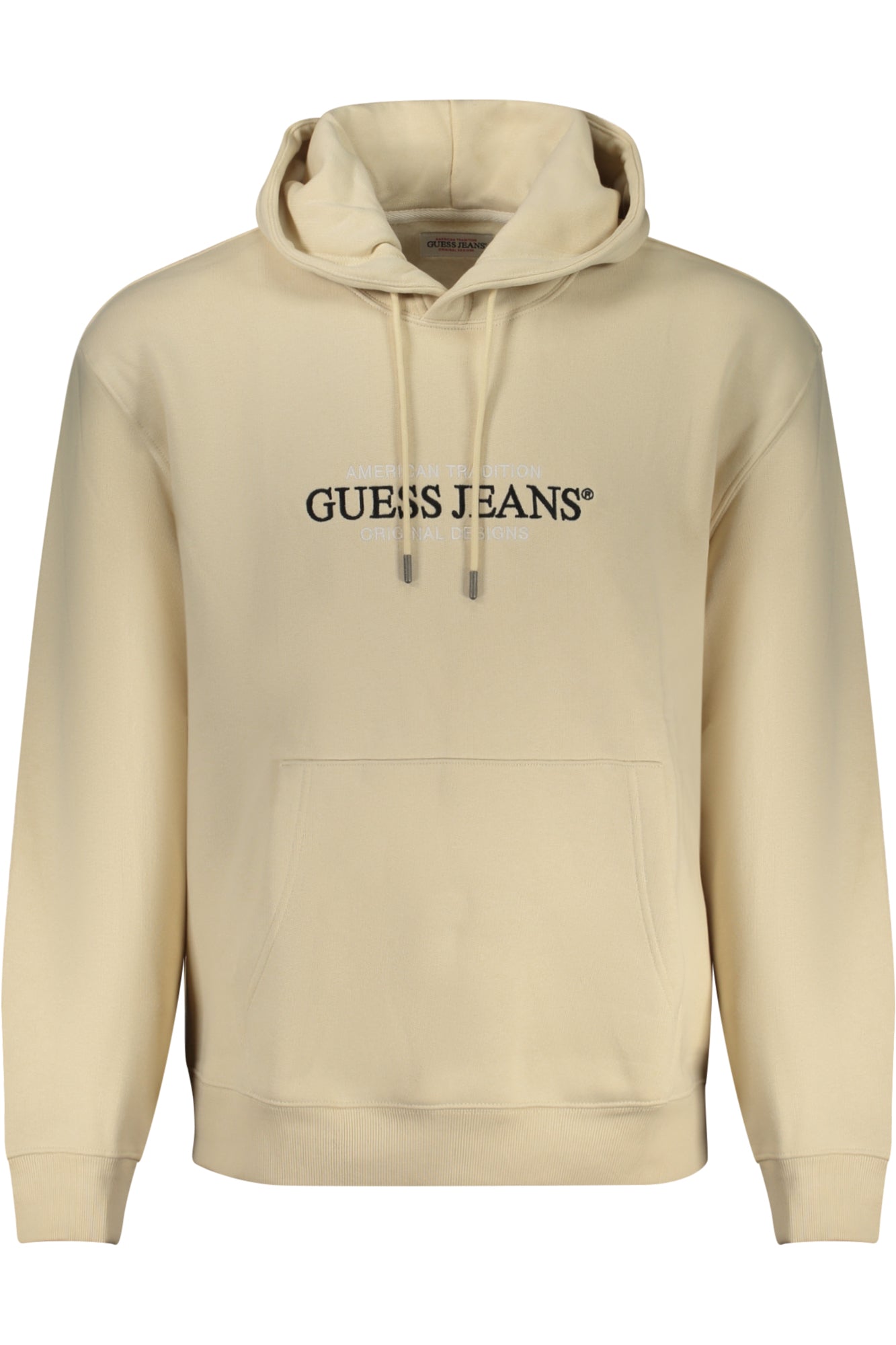 Guess Jeans Felpa Senza Zip Uomo Beige"" - mem39