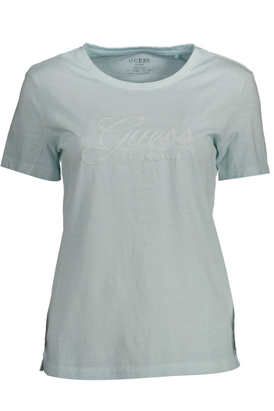 Guess Jeans T-Shirt Maniche Corte Donna Azzurro - mem39