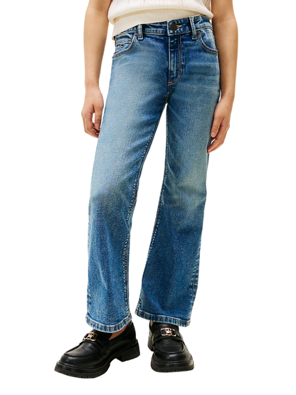 Tommy Hilfiger jeans bambina flare lavaggio blu
