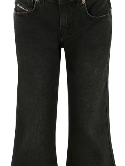 Diesel jeans a zampa D-prilla lavaggio nero