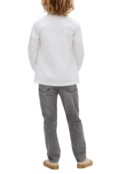 Calvin Klein Jeans jeans Dad bambino lavaggio grigio