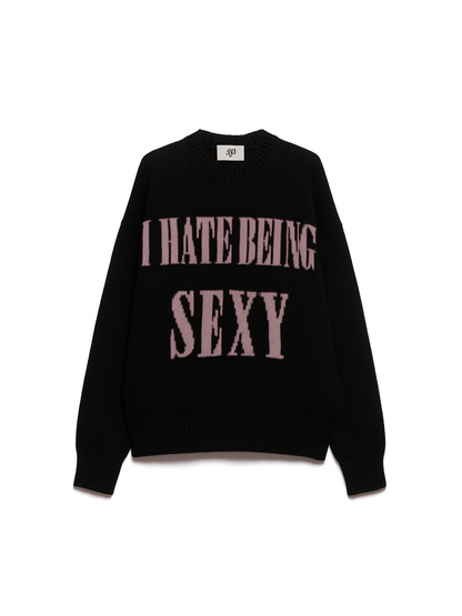 Aniye By Kolor Pullover aus schwarzem Wollmischgewebe