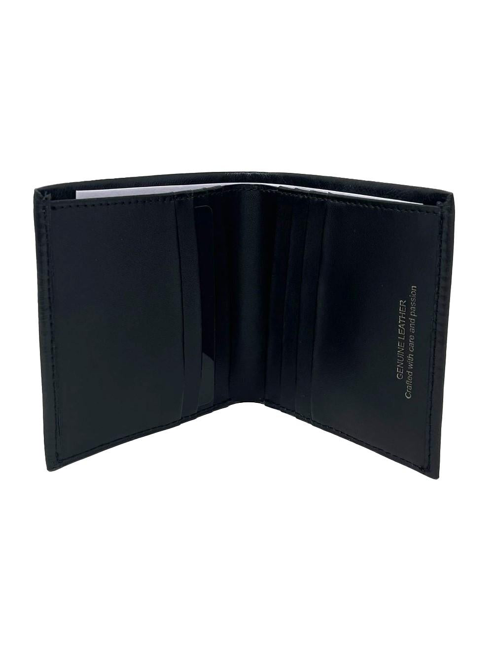 Liu Jo portafogli in vera pelle martellata nero