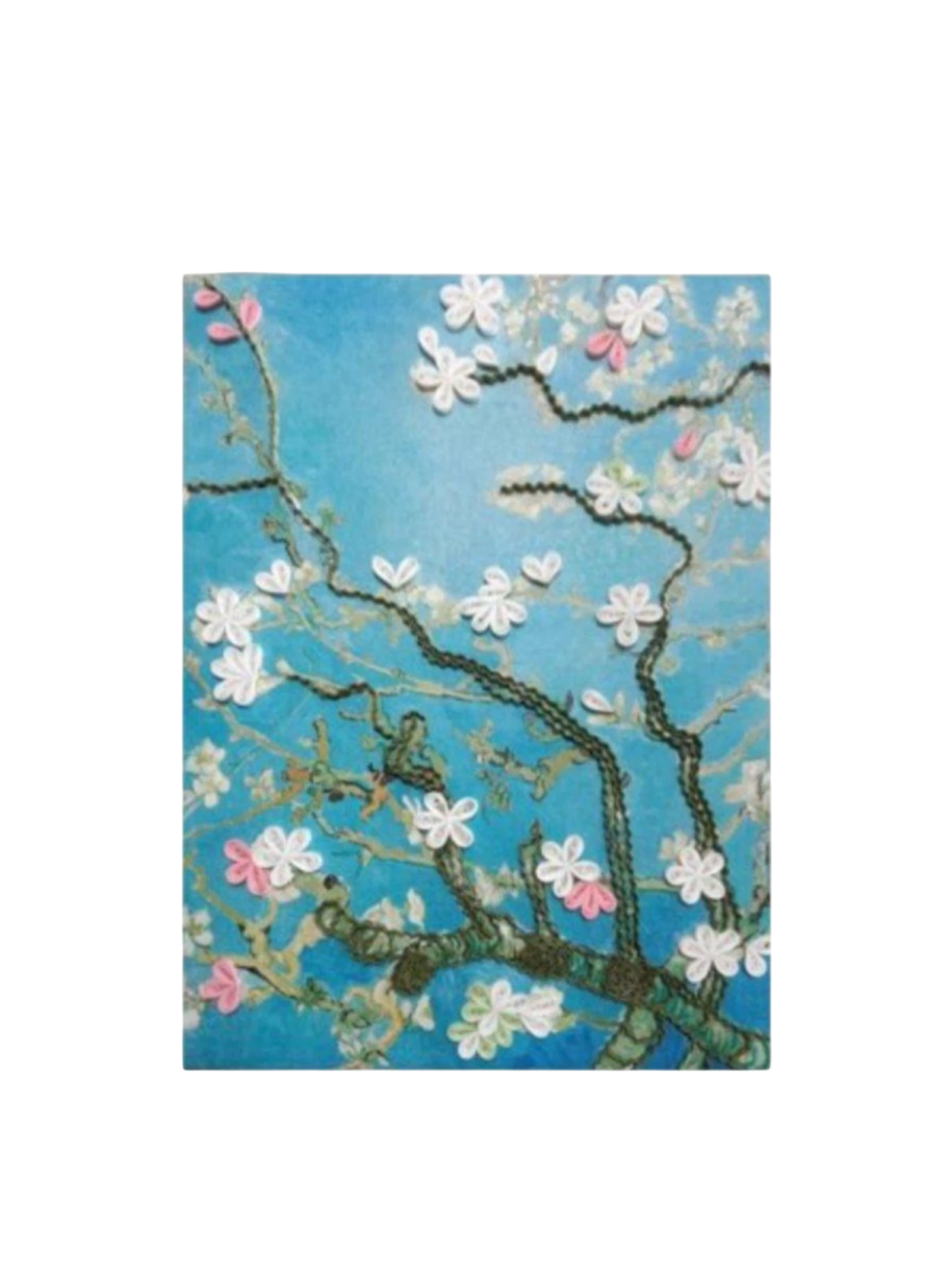 Origamo biglietto di auguri Fiore di Mandorlo