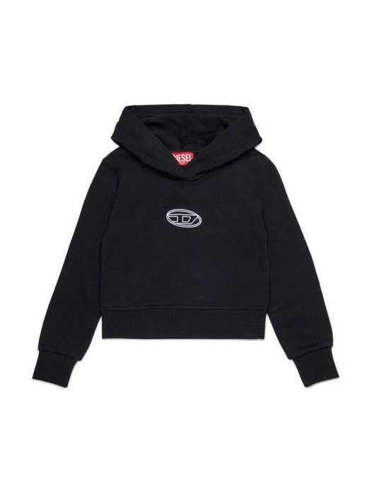 Diesel felpa con cappuccio Sasyhood nero