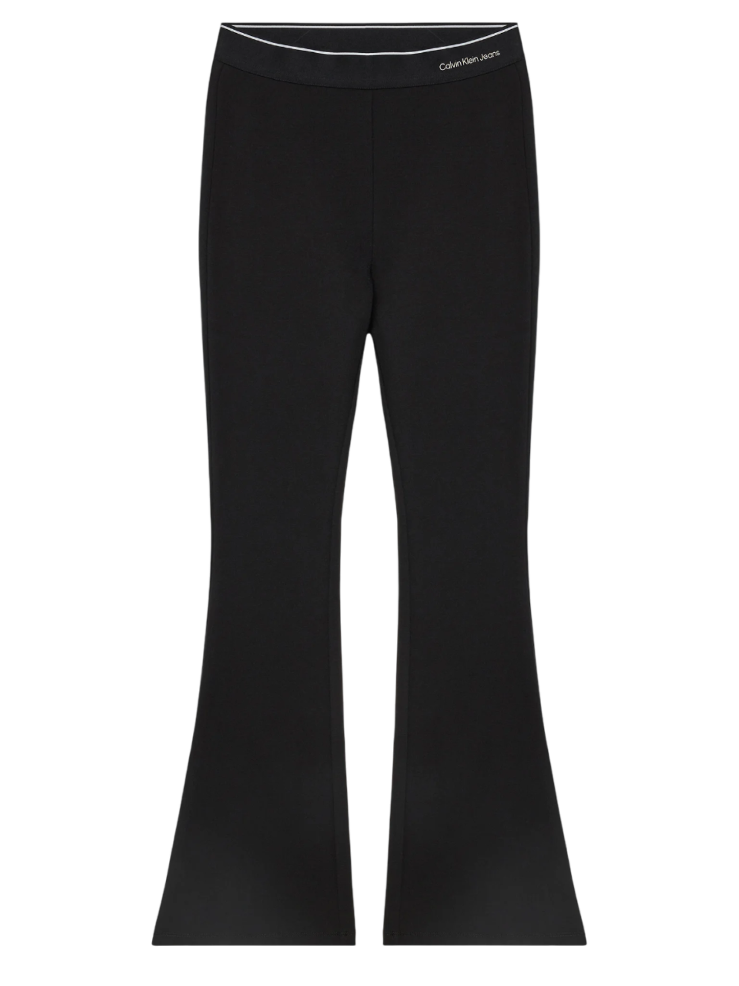 Calvin Klein Jeans leggings flare bambina nero