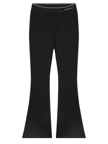Calvin Klein Jeans leggings flare bambina nero