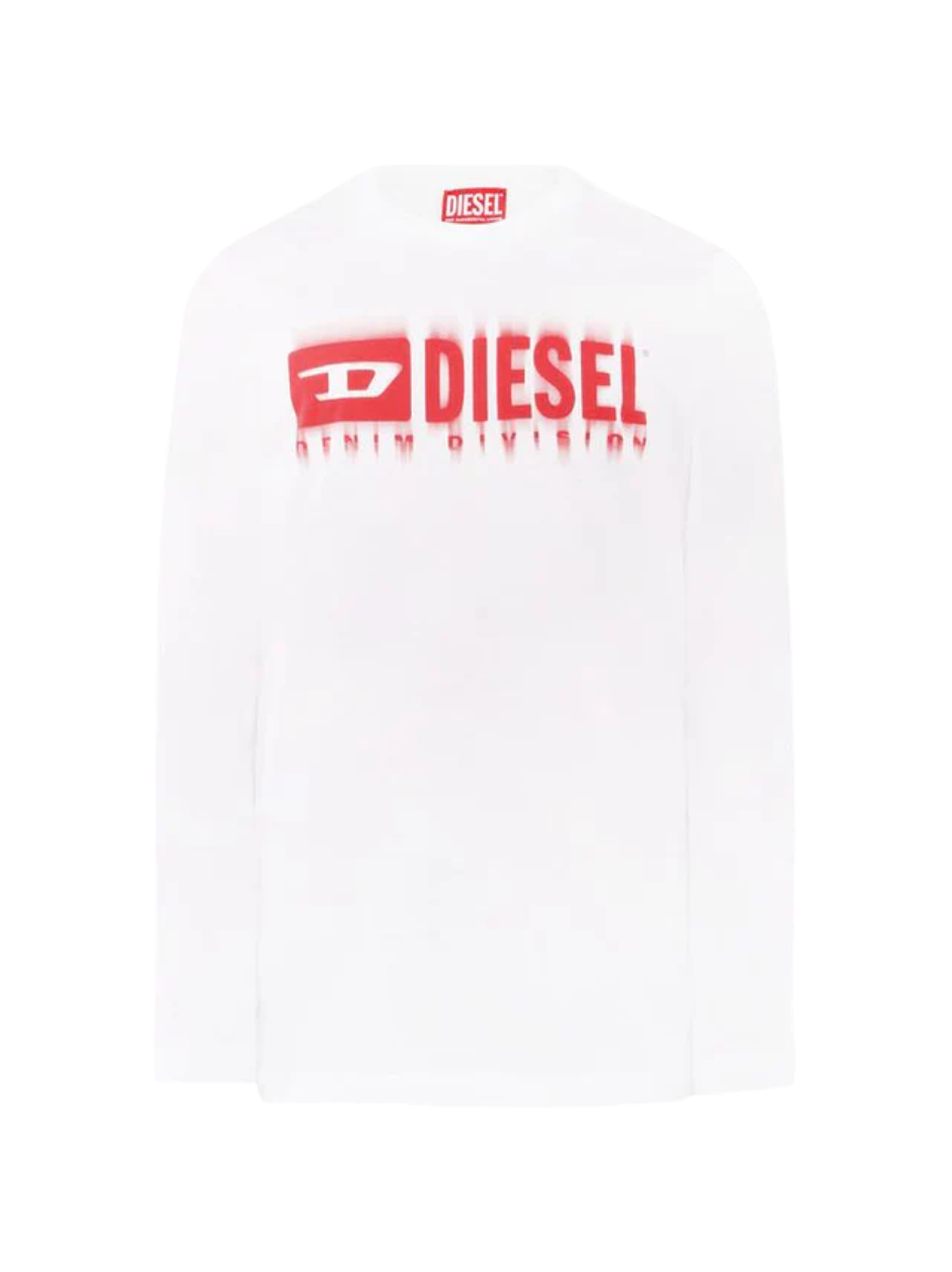 Diesel T-shirt manica lunga Tdrops bianco