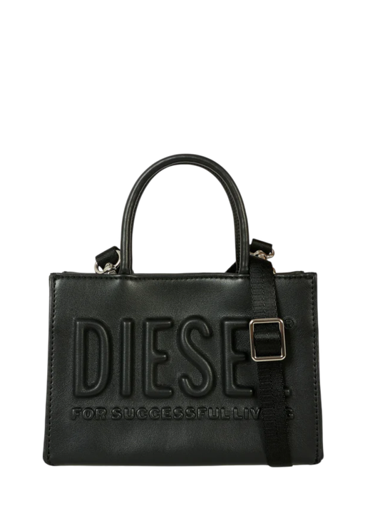 Diesel-Tasche aus Öko-Leder mit schwarzem Logo