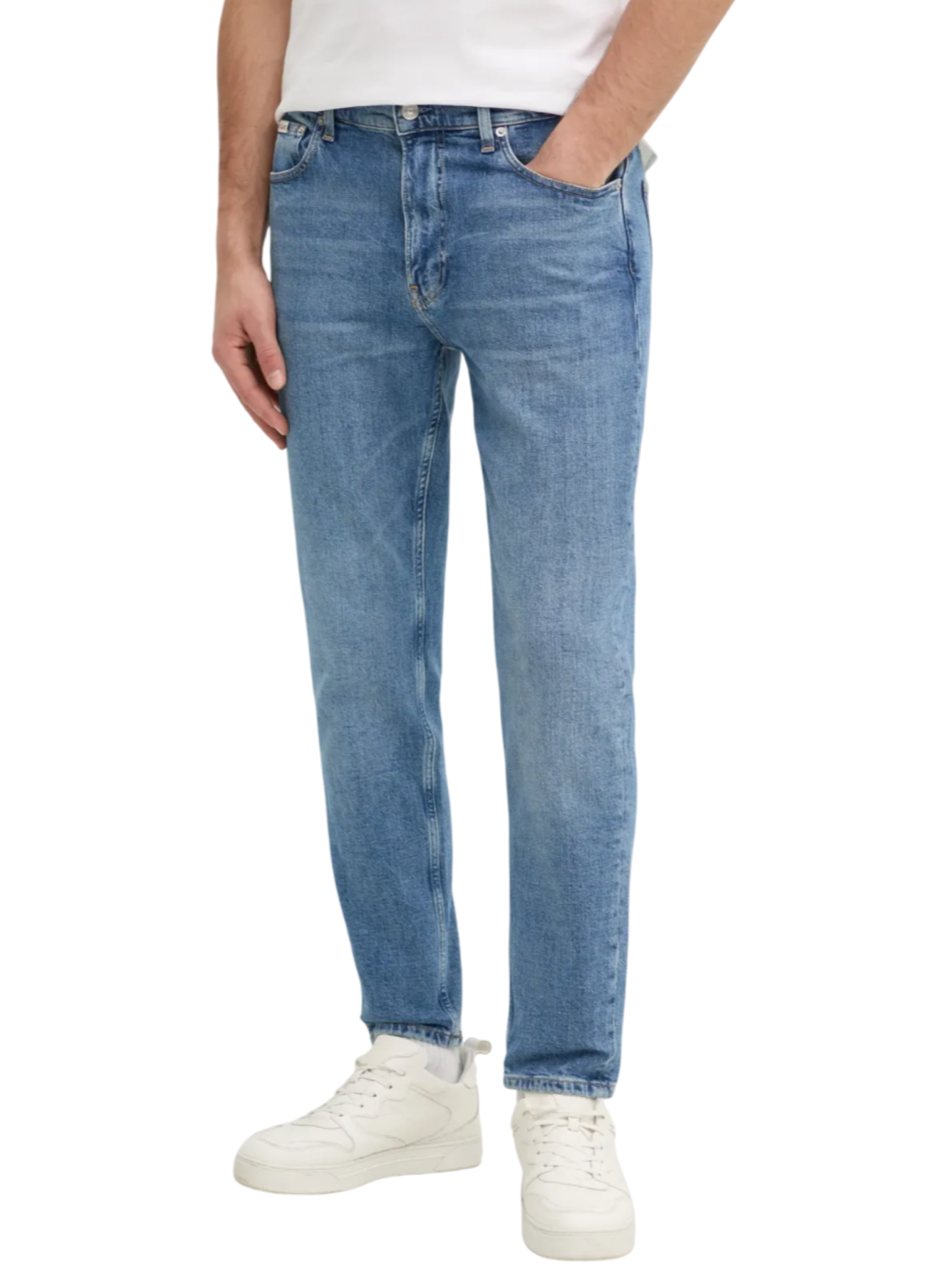 Calvin Klein Jeans jeans Dad gamba slim lavaggio blu