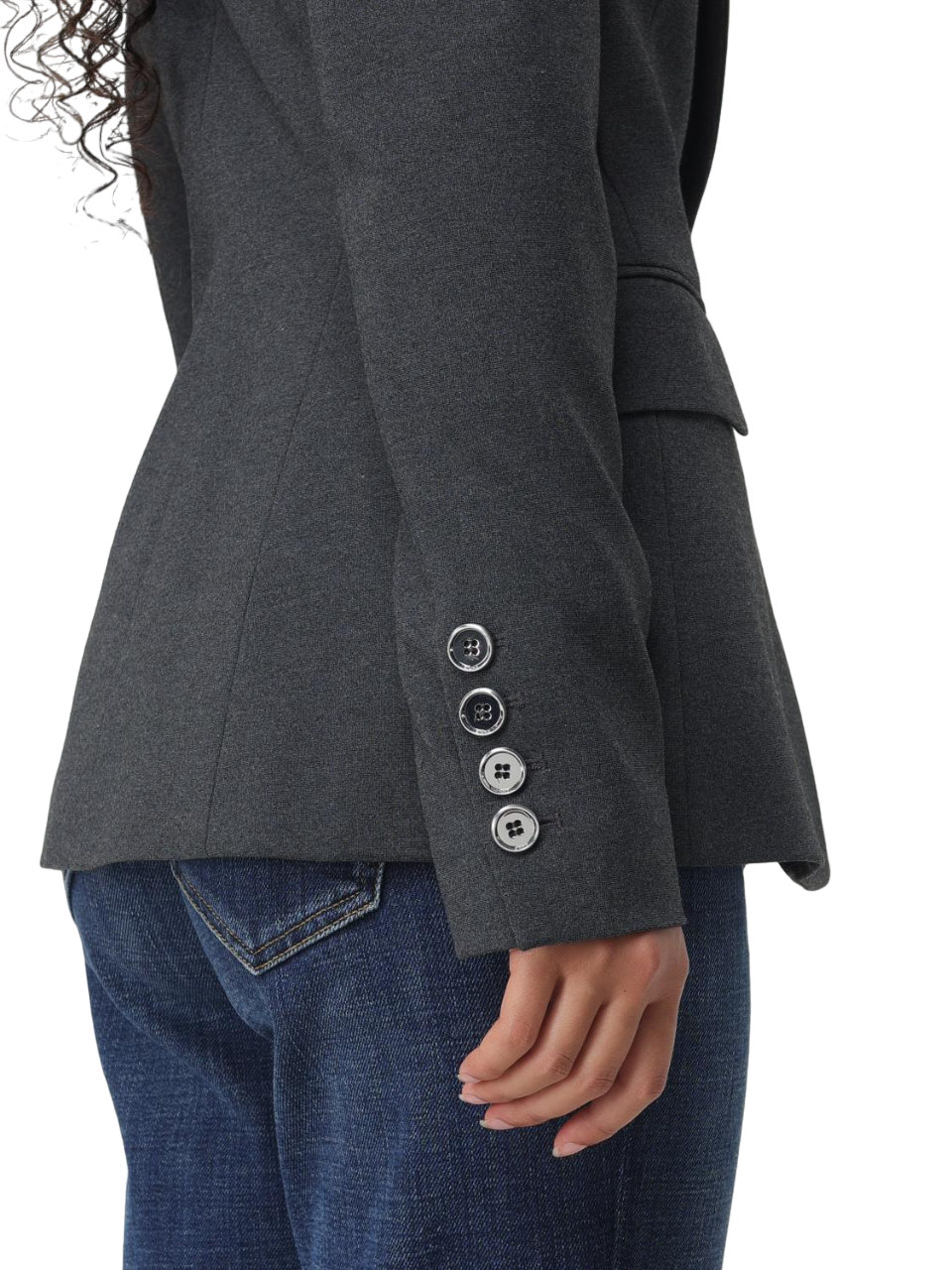 Pinko giacca blazer Signum monopetto grigio