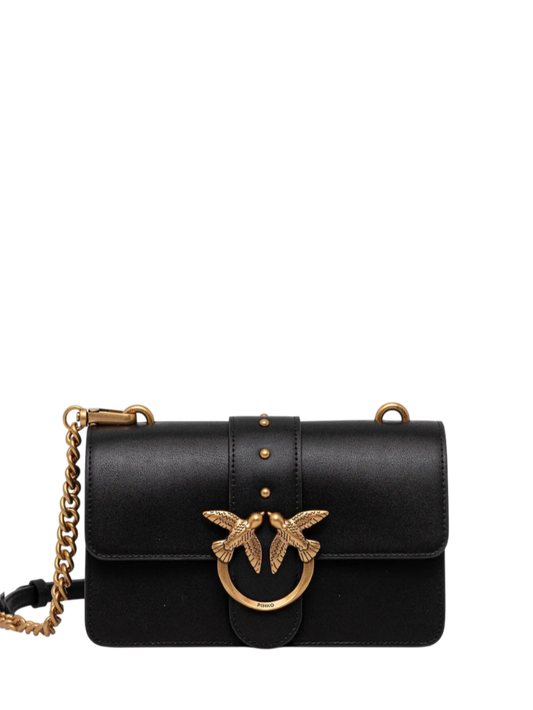 Pinko borsa a tracolla Love Bag One Mini nero oro