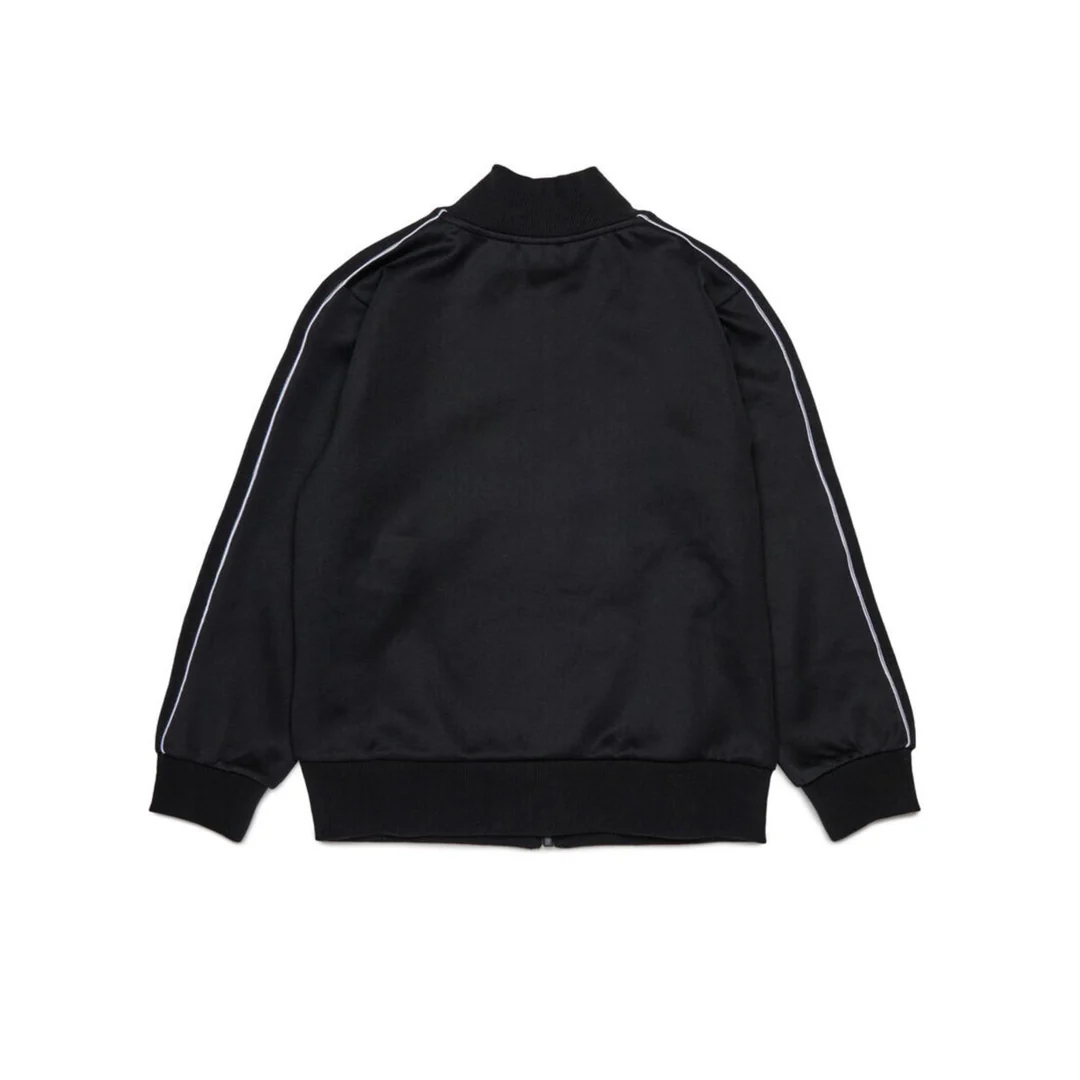 Diesel felpa con zip bambino Slockd nero