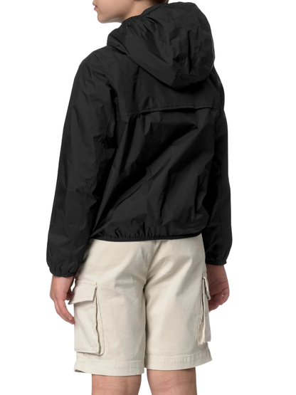 K-Way giubbino antivento leggero Jake reversibile nero verde