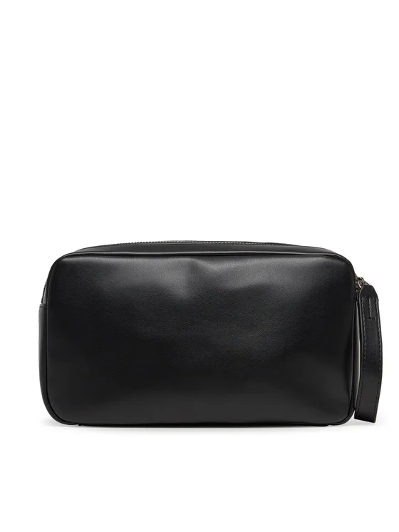 Calvin Klein pochette in ecopelle con zip nero