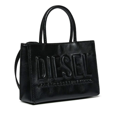 Diesel-Tasche aus Öko-Leder mit schwarzem Logo