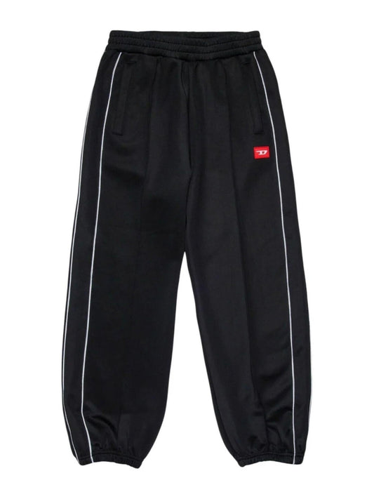 Diesel pantaloni in felpa Pzamperd nero