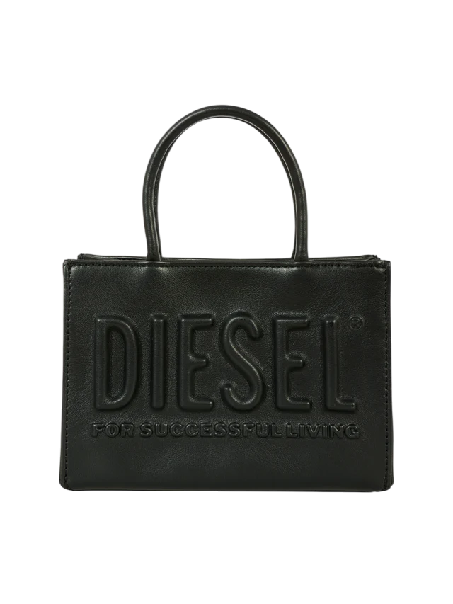 Diesel-Tasche aus Öko-Leder mit schwarzem Logo