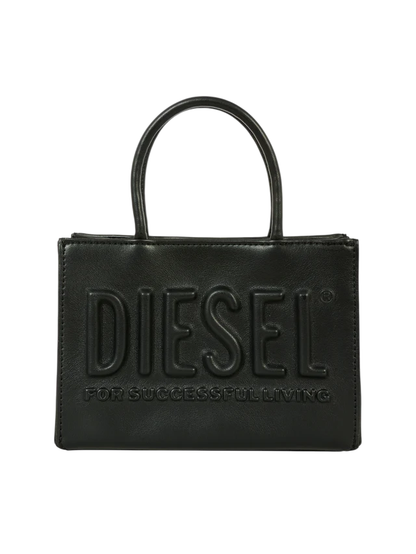 Diesel-Tasche aus Öko-Leder mit schwarzem Logo