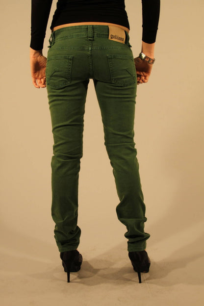 John Galliano Jeans Denim Donna Verde"" - mem39