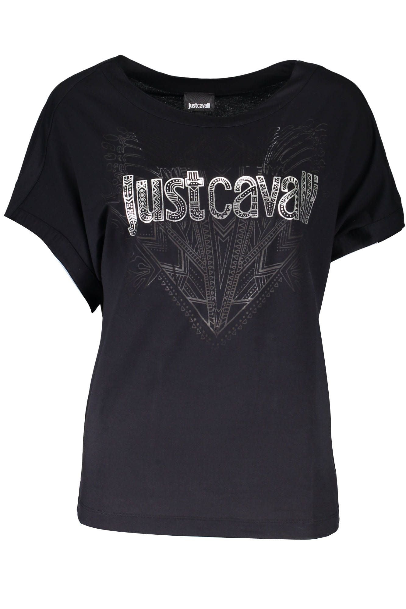 Just Cavalli T-Shirt Maniche Corte Donna Nero"" - mem39