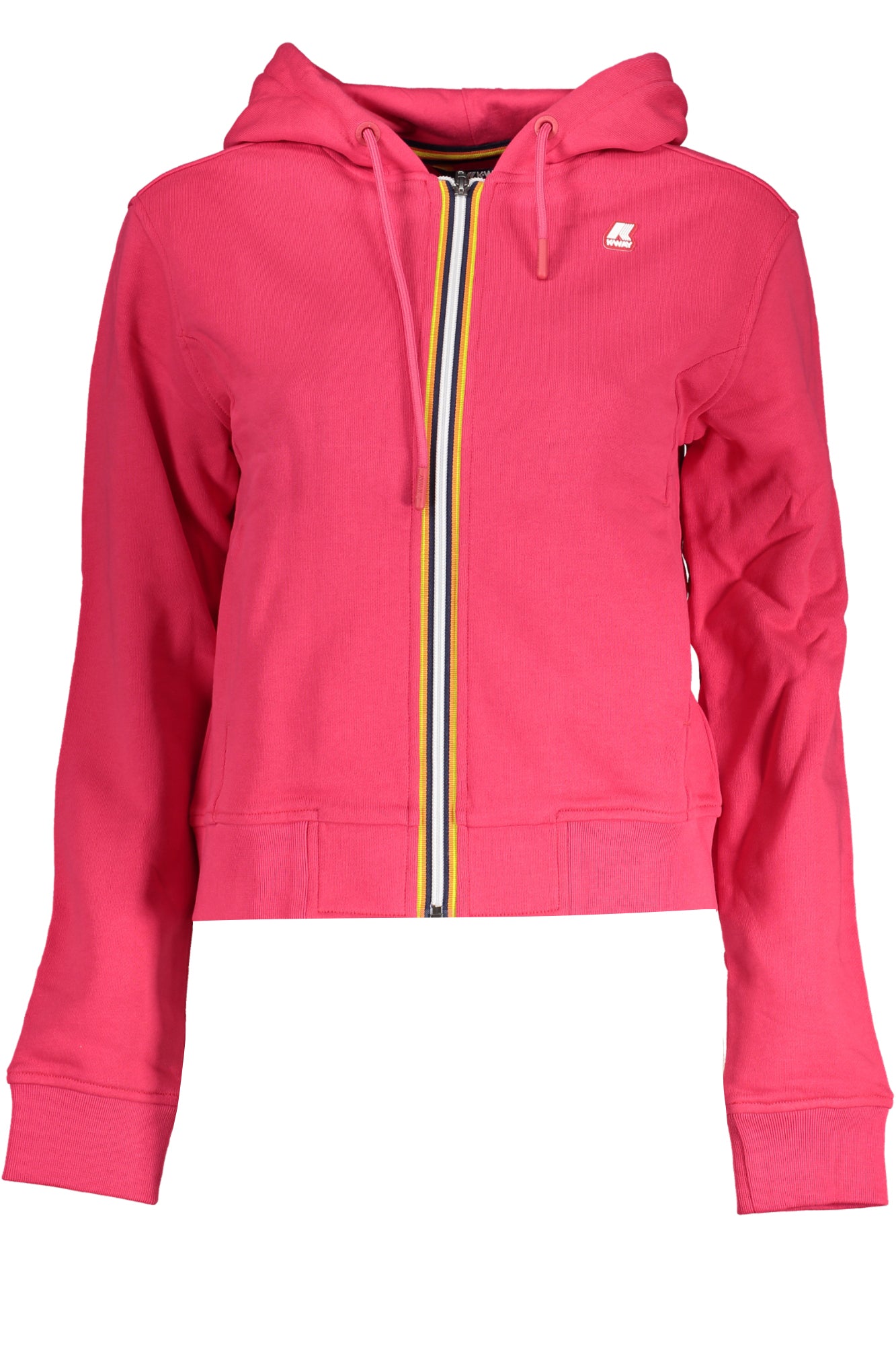 K-Way Felpa Con Zip Donna Rosa - mem39