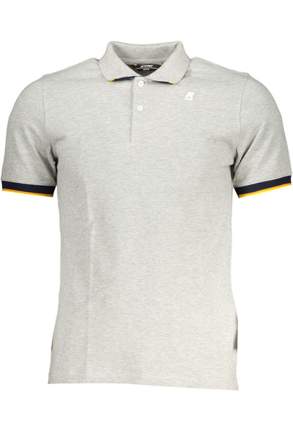 K-Way Polo Maniche Corte Uomo Grigio"" - mem39