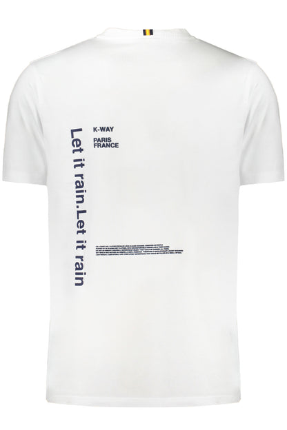 K-Way T-Shirt Maniche Corte Uomo Bianco - mem39