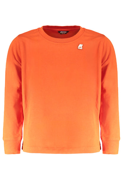 K-Way T-Shirt Maniche Lunghe Bambino Arancio - mem39