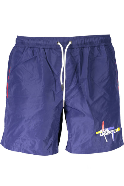 KARL LAGERFELD BEACHWEAR KL20MBM01_CCE237F_BLUNAVY Blu