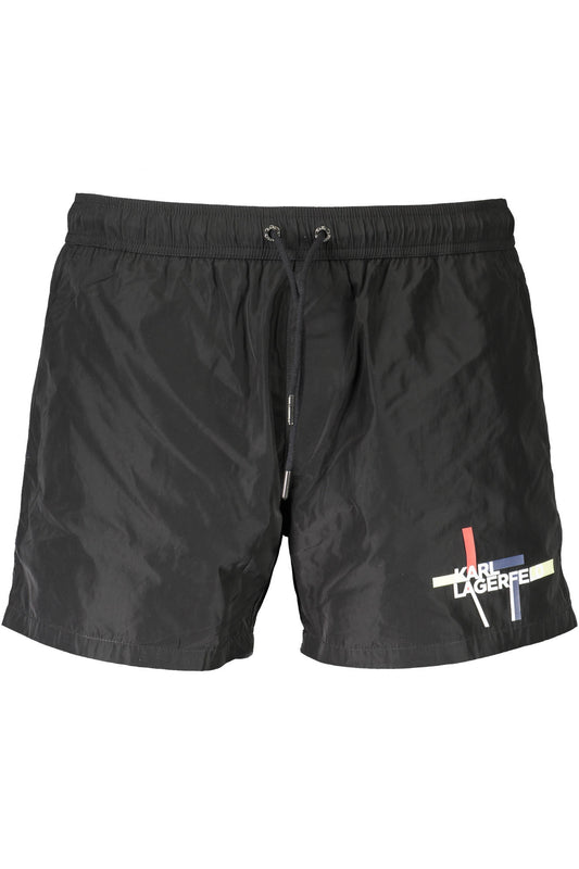 Karl Lagerfeld Beachwear Badehose Herren Schwarz