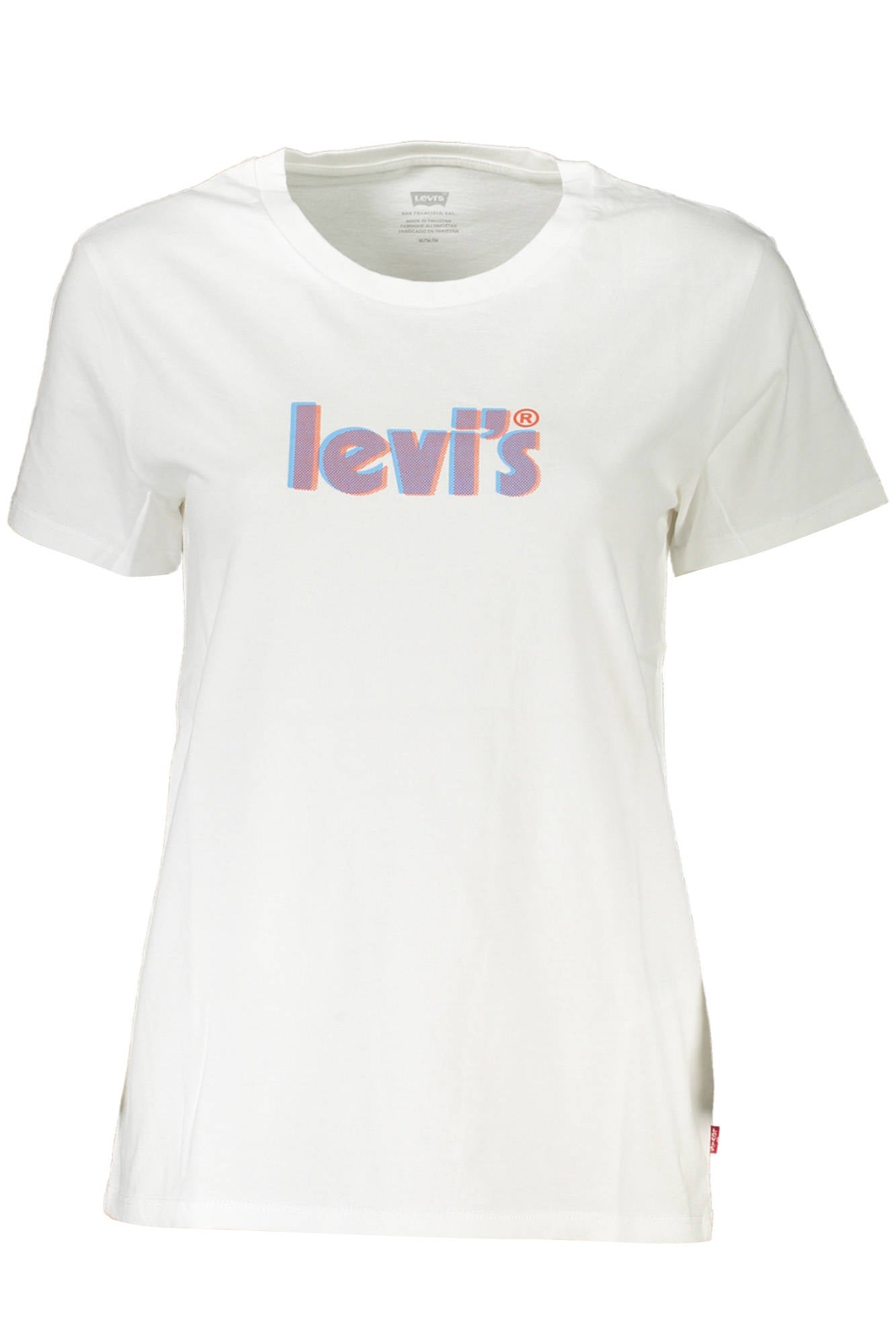 Levi'S T-Shirt Maniche Corte Donna Bianco - mem39