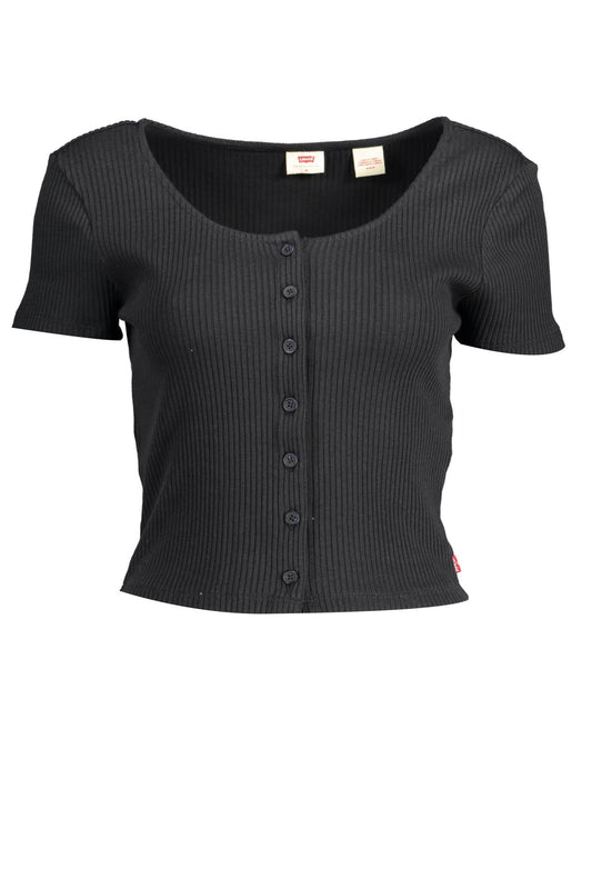 Levi'S T-Shirt Maniche Corte Donna Nero"" - mem39