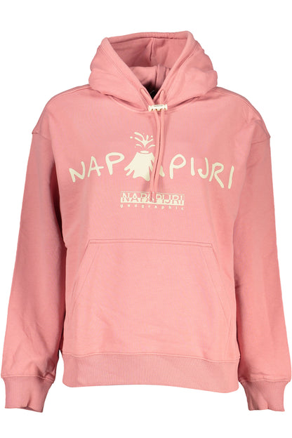 Napapijri Felpa Senza Zip Donna Rosa - mem39