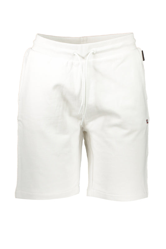 Napapijri Pantalone Short Uomo Bianco - mem39