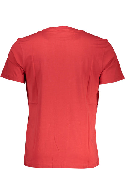 Napapijri T-Shirt Maniche Corte Uomo Rosso - mem39