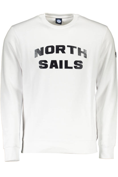 North Sails Felpa Senza Zip Uomo Bianco"" - mem39