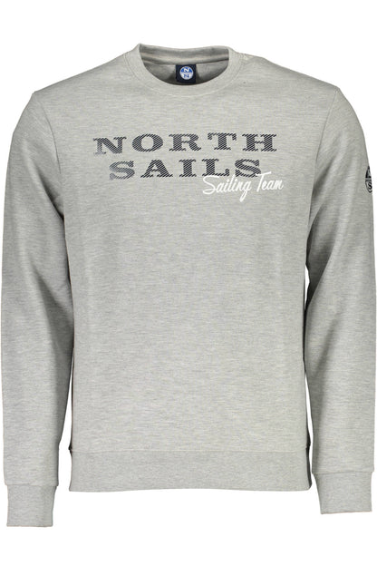 North Sails Felpa Senza Zip Uomo Grigio"" - mem39