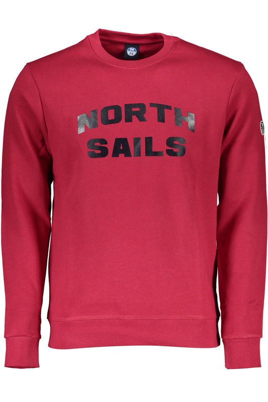 North Sails Felpa Senza Zip Uomo Rosso"" - mem39