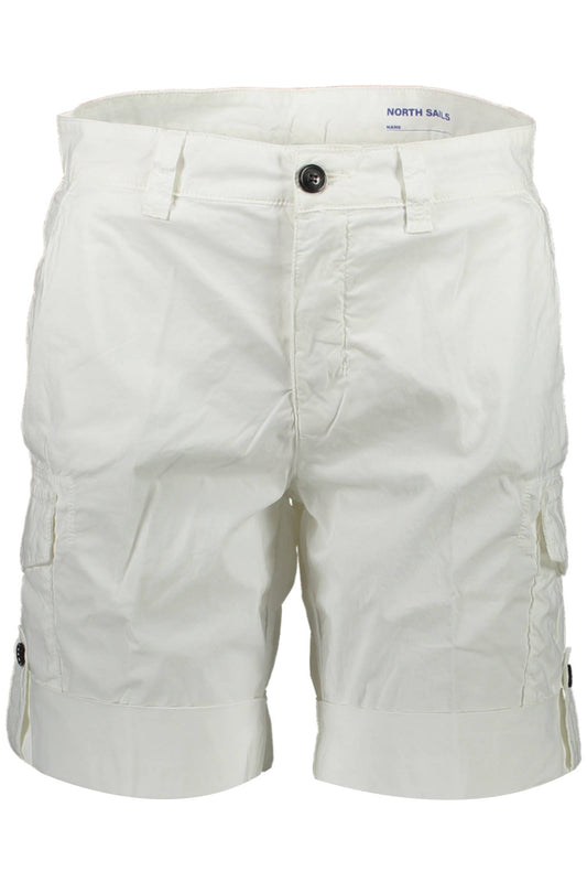 North Sails Pantalone Bermuda Donna Bianco"" - mem39