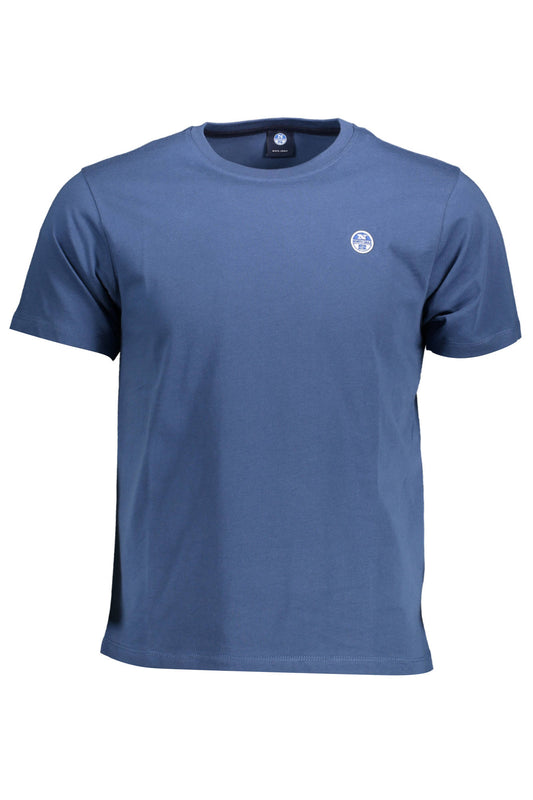 North Sails Herren Kurzarm-T-Shirt Blau