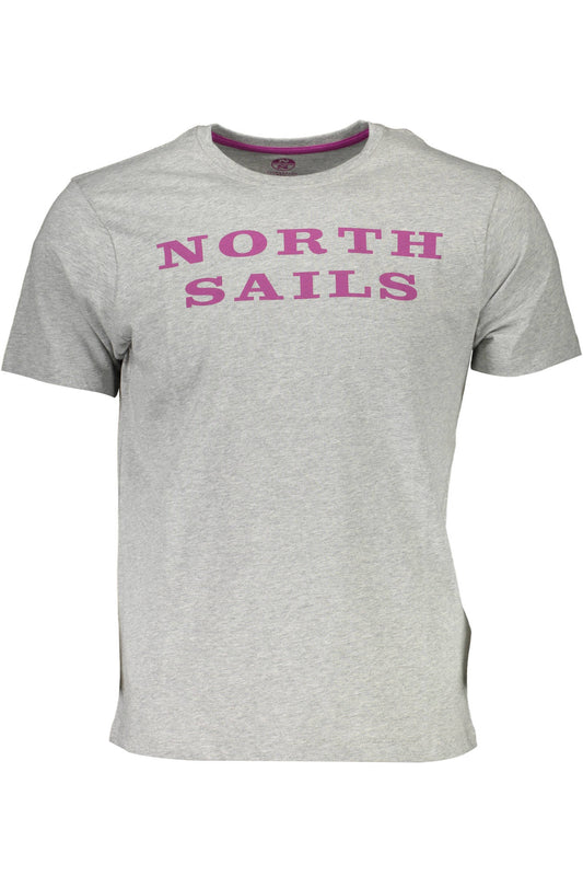 North Sails T-Shirt Maniche Corte Uomo Grigio - mem39